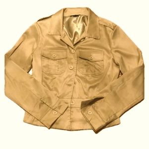 XOXO Lightweight Jacket with Gold Sheen